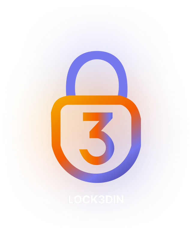 LOCK3DIN Lock Logo